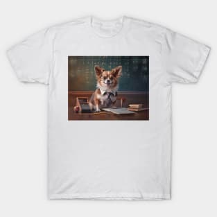 Chihuahua Dog Teacher's Pet in School T-Shirt